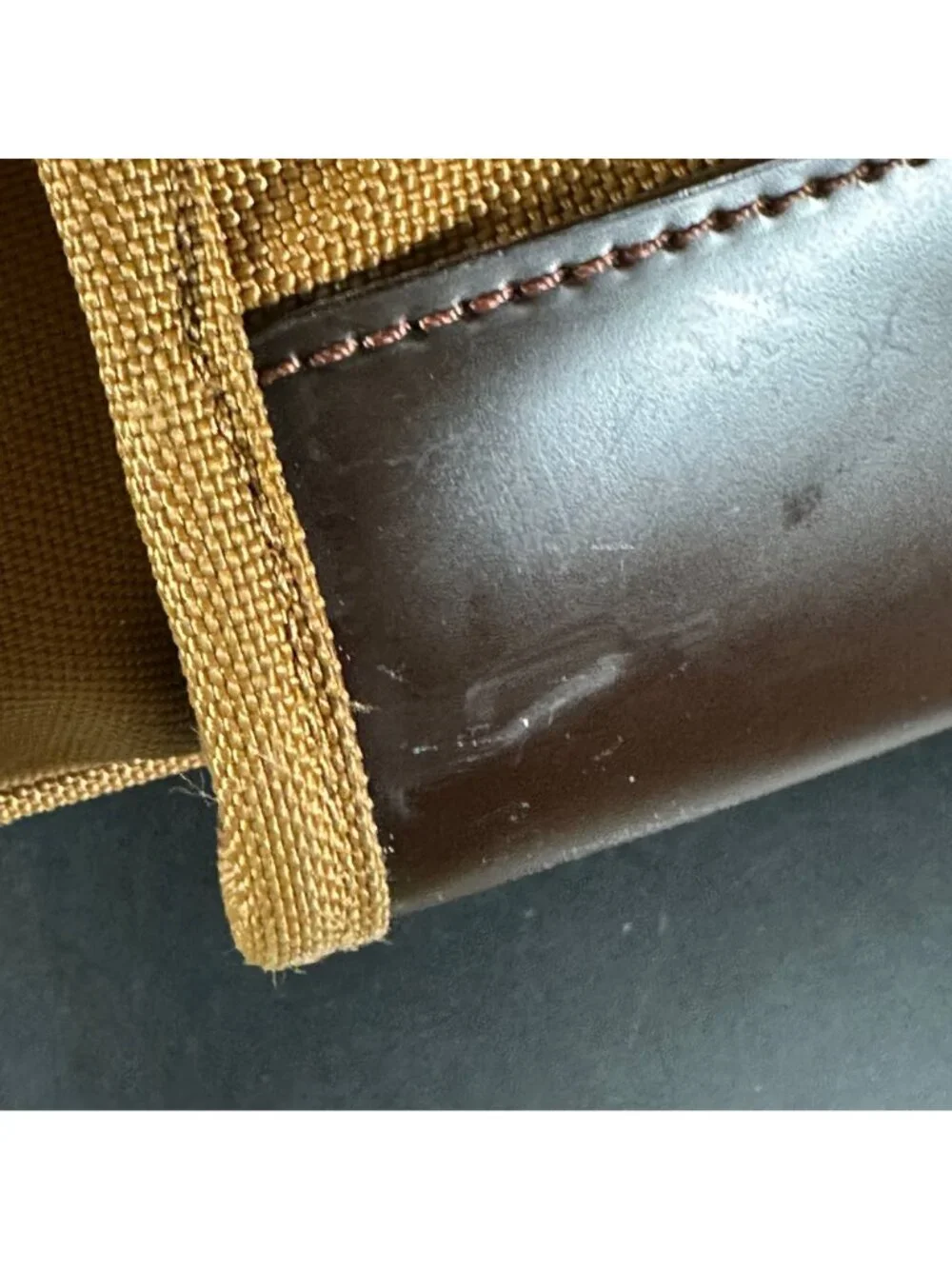 Vintage POLO Ralph Lauren Safari Canvas Leather Travel Bag Weekender Duffle